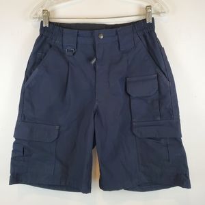 Propper Tactical Utility Shorts Size 30 Mens Canvass Ripstop Navy Blue